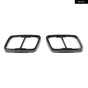 BMW 2シリーズ F44 2020-2023 4 ドアバージョン ステンレス ブラックテールマフラーマフラー出力カバー カーアクセサリー カスタムパーツ - Style A