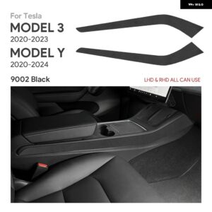 テスラ イタリアスーパースエードステッカー モデル 3 2020-2023 モデル Y 2020 2021 2022-2024 カーセンターコンソ