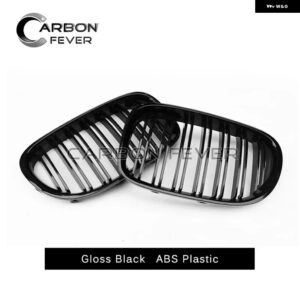 BMW F01 交換用フロントバンパー グリル キドニーグリル メッシュ F01 F02 F03 F04 2010 - 2015 レーシンググリル カスタムパーツ アクセサ - 2 slat gloss black