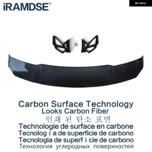 BMW カーボンペイント F30 スポイラー E90 E92 F10 F23 Z4 汎用 タイプ ABS プラスチックリアトランクウイングアクセサリー カスタムパーツ - Carbon Surface