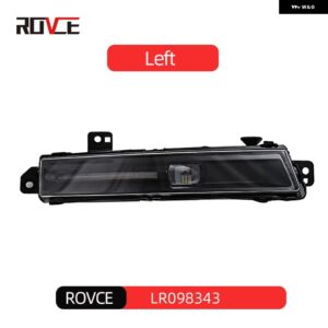 ランドローバー 車 LED DRL デイタイム ランニングライト フォグランプ ディスカバリー 5 2018-2020 レンジローバー ヴォーグ/スポーツ 201 - Black-Left