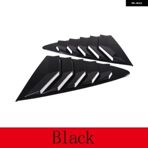 ジャガー F-TYPE 2013-2024 ABS ブラック車リアウィンドウ トライアングル 外装 シャッターディフレクター装飾 ACCESSRO - black