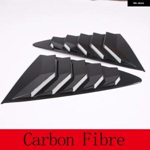 ジャガー F-TYPE 2013-2024 ABS ブラック車リアウィンドウ トライアングル 外装 シャッターディフレクター装飾 ACCESSRO - Carbon fibre