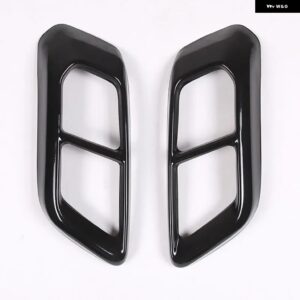 BMW X5 G05 X7 G07 2019-2025 ステンレス 黒テールマフラーマフラー出力トリム カバー 車 外装 アクセサリー カスタムパーツ アクセサリー - Style A Black