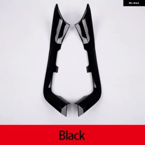 ランドローバー ディスカバリー 4 LR4 2010-2016 車内 ABS センターコンソールシフトパネル サイド装飾ステッカー カーアクセサリー カスタ - black