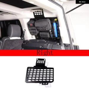 ランドローバー ディスカバリー 3 4 LR3 LR4 2004-2016 合金黒トランクサイドウィンドウ 収納 ラックバッグラックアクセサリー カスタムパ - Style A Right