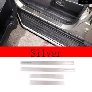 ランドローバー ディスカバリー 4 LR4 2010-2016 ステンレス 内側ドアドアシルしきい値スカッフプレートカバー トリム カーアクセサリー カ - Outer Door Sill