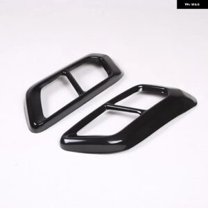 BMW X5 X7 2023 2024 ステンレス グロスブラック/マフラーマフラーテールカバー トリム 外装 アクセサリー カスタムパーツ アクセサリー 交 - Style A Black
