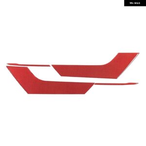 ジャガー F タイプ F タイプ 2013-22 ソフトカーボンドアアンチキックパネル カバー トリム ステッカー カーアクセサリーインテリア カ - Carbon Fiber2