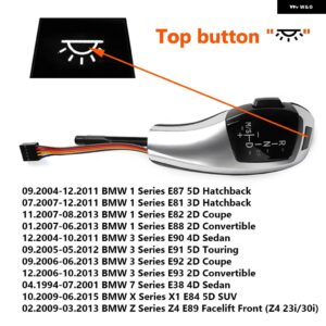 BMW LED ギア シフトノブ シフターキット E46 E39 E90 E60 E92 E38 E91 E61 E87 E93 E83 E63 E85 E82 E81 E89 E84 E88 E64 アクセサリー カ - Silver 1
