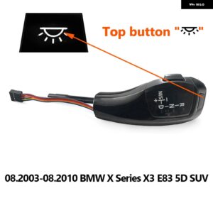 BMW LED ギア シフトノブ シフターキット E46 E39 E90 E60 E92 E38 E91 E61 E87 E93 E83 E63 E85 E82 E81 E89 E84 E88 E64 アクセサリー カ - X3 E83 Black 1