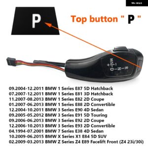 BMW LED ギア シフトノブ シフターキット E46 E39 E90 E60 E92 E38 E91 E61 E87 E93 E83 E63 E85 E82 E81 E89 E84 E88 E64 アクセサリー カ - black 2