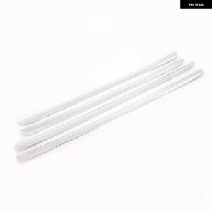 BMW 4個 カーボン ABS インテリア ドア装飾ストリップトリム 3シリーズ GT F34 2013-2018 アクセサリー カスタムパーツ アクセサリー 交換 - Silver