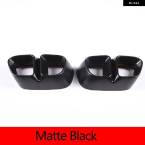 BMW X5 X6 F15 F16 2014-2018 合金テールパイプマフラーマフラー出力カバー アクセサリー M スポーツバージョン カスタムパーツ アクセサリ - Matte black