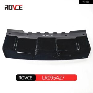 ランドローバー フロント/バックトレーラーカバー レンジローバースポーツ 2014-2017 リアバンパー トレーラーカバー アンダーガードプレー - front gloss black