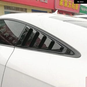 アウディ TT 自動車サイドウィンドウ エアベント 吸気装飾トリム TT 2008-2014 カーアクセサリー カスタムパーツ アクセサリー 交換用部品 - black ABS
