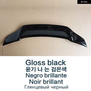 アウディ スポイラー タイプ R カーボン FRP リアトランクテールウイング RE ACCESSORIES スポイラー A3 S3 セダン 2014 - 2017 カスタムパ - Gloss Black