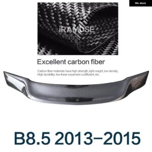 アウディ トランクスポイラー カーボン FRP リアウイングタイプ R スポイラー A4 B8 B8.5 セダン 2008-2015 カスタムパーツ アクセサリー - Carbon Fiber b8.5