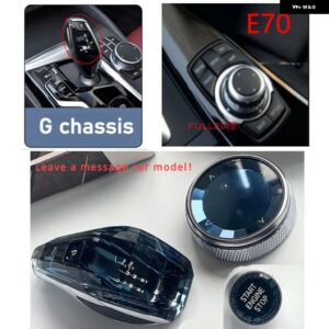 BMW クリスタルギア シフトノブ 3/4/57シリーズ F10 G30 X3 X5シリーズ G05 G01G08 G02 シャーシ ギアレバーカーアクセサリー カスタム - 5