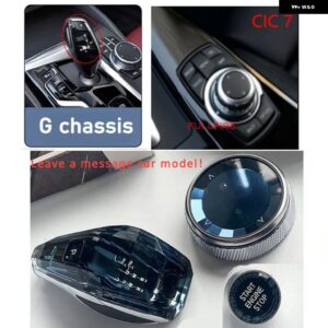 BMW クリスタルギア シフトノブ 3/4/57シリーズ F10 G30 X3 X5シリーズ G05 G01G08 G02 シャーシ ギアレバーカーアクセサリー カスタム - 7