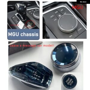 BMW クリスタルギア シフトノブ 3/4/57シリーズ F10 G30 X3 X5シリーズ G05 G01G08 G02 シャーシ ギアレバーカーアクセサリー カスタム - 1