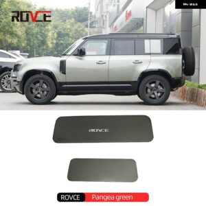 ランドローバー リアスペアタイヤカバー ボード ディフェンダー 2020-2023 90 110 カバー トランクテールゲート装飾 カスタムパーツ アクセ - Pangea green