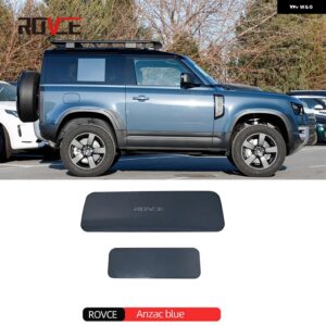ランドローバー リアスペアタイヤカバー ボード ディフェンダー 2020-2023 90 110 カバー トランクテールゲート装飾 カスタムパーツ アクセ - Anzac blue