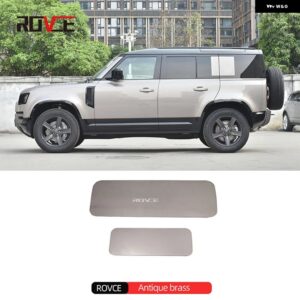 ランドローバー リアスペアタイヤカバー ボード ディフェンダー 2020-2023 90 110 カバー トランクテールゲート装飾 カスタムパーツ アクセ - Antique brass