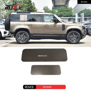 ランドローバー リアスペアタイヤカバー ボード ディフェンダー 2020-2023 90 110 カバー トランクテールゲート装飾 カスタムパーツ アクセ - brown