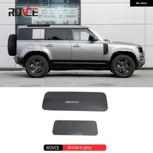 ランドローバー リアスペアタイヤカバー ボード ディフェンダー 2020-2023 90 110 カバー トランクテールゲート装飾 カスタムパーツ アクセ - Ancient grey