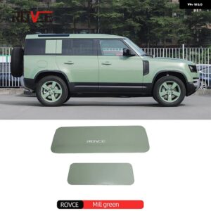 ランドローバー リアスペアタイヤカバー ボード ディフェンダー 2020-2023 90 110 カバー トランクテールゲート装飾 カスタムパーツ アクセ - Mill green