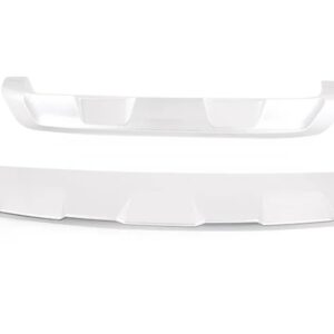 BMW ABS フロントリアバンパー ディフューザー プロテクターガードスキッドプレート X1 F48 2020 装飾 カスタムパーツ アクセサリー 交換用 - Silver