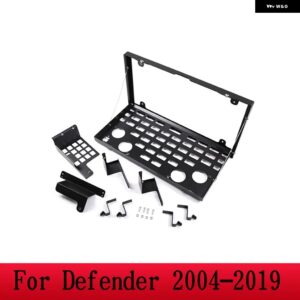 ランドローバー 合金黒オフロードツーリング車テールゲートテーブルバックドア折りたたみ ディフェンダー 2004-22 カーアクセサリー カスタ - Defender2004-2019