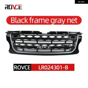 ランドローバー フロントバンパー グリル 車グリル ディスカバリー 4 2010-2016 L319 LR043292 LR051300 LR051299 LR024301 アクセサリー - 14-16 black grey