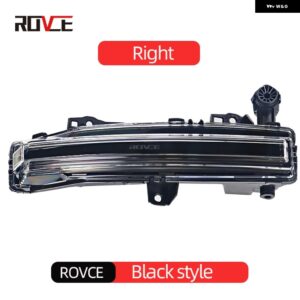 ランドローバー フロントバンパー LED フォグライト デイタイム ランニングライト レンジローバーヴォーグ 2023+ バンパー ランプ オートア - right black