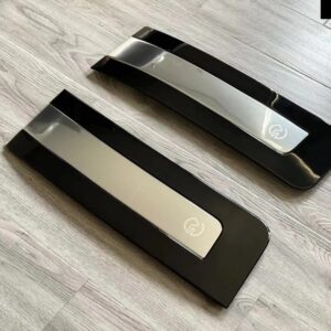 ランドローバー SV バージョンドアサイドベントグリル カバー エアフェンダートリム レンジローバーヴォーグ L460 2023-2025 カーアクセサリ - black silver SV
