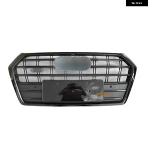 アウディ Q5 SQ5 2018 2019 2020 フロントバンパー レーシング グリル スポーツ エンジン メッシュ ガード グリッド クワトロ スタイル カ - sq5 style black