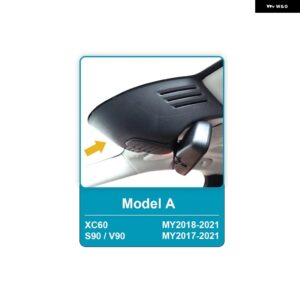 ボルボ ダッシュカム XC60 2018-2025 S90 V90 2017-2024 ARB 車 DVR 4K 2160P APP による WIFI 接続制御 カスタムパーツ アクセサリー 交換 - xc60　s90　v90　17-21, 4k　front　cam　only