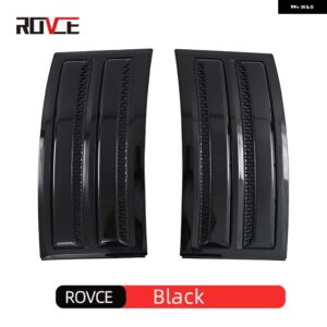 ランドローバー サイドドアフェンダーエアベント キットカバー トリム SVO スタイル レンジローバーヴォーグ 2013-2020 カーアクセサリー - all black