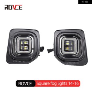 ランドローバー 車 LED フォグライト DRL デイタイム ランニングランプ ディスカバリー 4 2010-2016 フォグランプ アセンブリ カスタムパー - 2014-2016