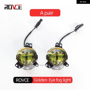 ランドローバー ゴールデンアイフォグライト ディフェンダー 2020-2023 90 110 130 フロントバンパー スポットライト LED フラッシュランプ - 2pcs fog lights