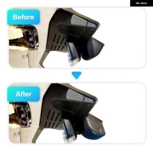 BMW ダッシュカム X7 G07 第 1 世代 フェイスリフト 2023 2024 ARB 4K OEM スタイル車 DVR ビデオレコーダー WIFI 接続 APP 制御 カスタム
