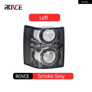 ランドローバー LED リアテール レンジローバーヴォーグ 2010-2012 L322 スモークレンズ電球ストップハザードウィンカーライト ブレーキ ラ - Left