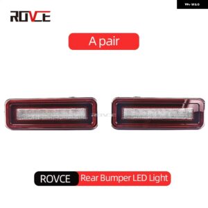 ランドローバー リア LED バンパー ライト ディフェンダー 2020-2024 L630 リフレクターテールブレーキ ストップランプ ライト アセンブリ - Red