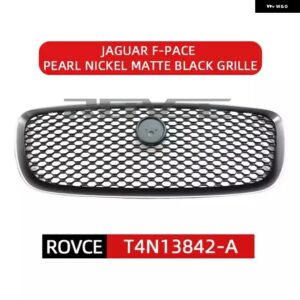 ジャガー フロントバンパー ABS グリル F-PACE 2015-2019 T4N12772 T4N1277 T4A6209 T4N13842 - Matte Black