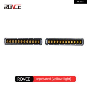 ランドローバー フロントバンパー フォグリフレクター LED ライト スポットライト ランプ ディフェンダー 90 110 L663 2020-23 アクセサリー - yellow light A