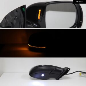 アウディ サイドミラー Q7 4L2010-2016 2017 LED バックミラー ウィンカーライト インジケータ加熱ガラス カバー レンズミラー アセンブリ - 15pins right