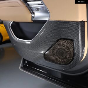 ランドローバー レンジローバー ヴォーグ 2023-2024 車ドアアンチキックパネル トリム カバー ホーンネット付き カーインテリア アクセサリ - Style 1