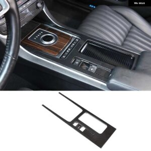 ジャガー カーボンスタイル の中央ギア シフト水カップホルダーパネル カバー トリムステッカー F-PACE XE XEL XF XFL 2016 - Style A