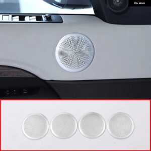 ランドローバー 合金ドア オーディオ スピーカーカバー トリムステッカー ディスカバリー 5 LR5 L462 2017-2020 オートスタイリング - Style B
